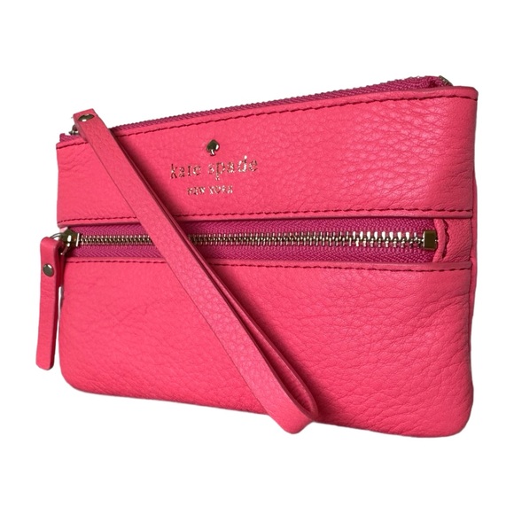 Kate Spade NWT Pink Leather Wristlet NWT! - Picture 3 of 3